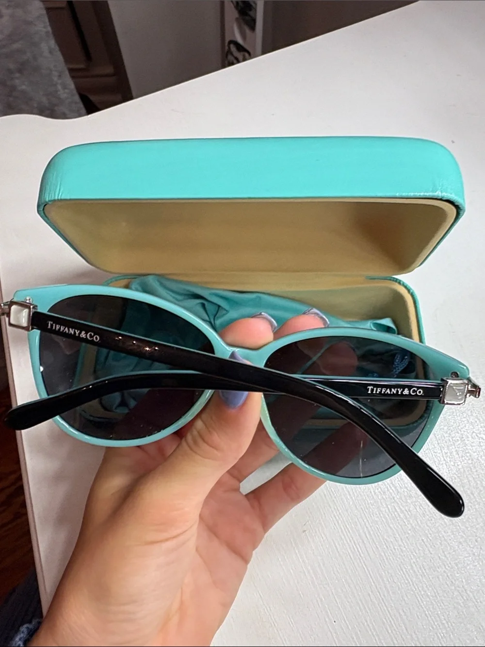 Tiffany & Co. Turquoise and Black Women’s Sunglasses